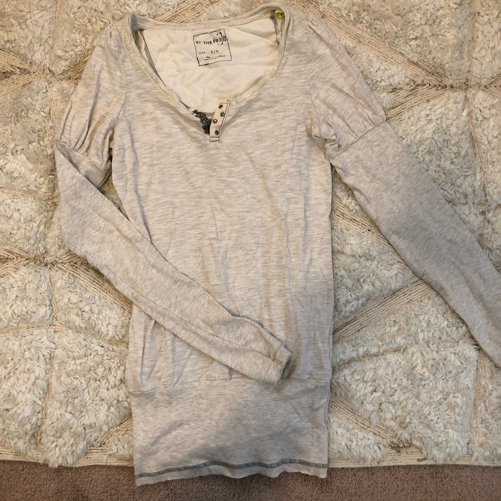 Free people oatmeal top